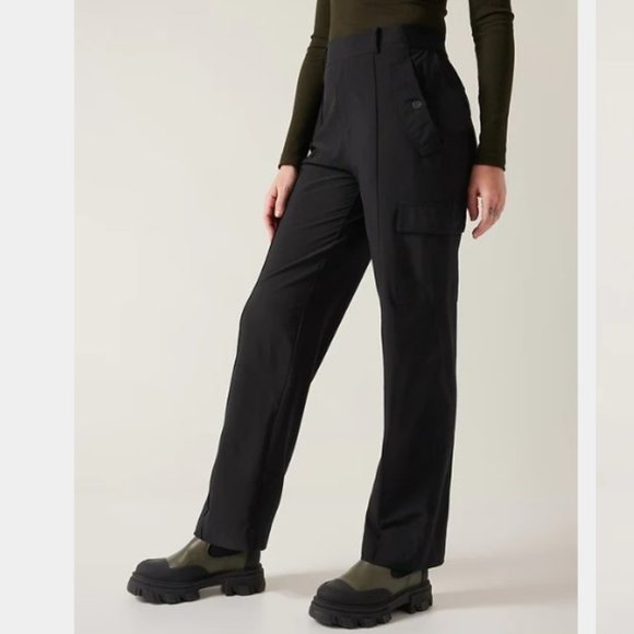 Athleta Vienna Cargo Pant Size 12 NWT in Black - Picture 16 of 16